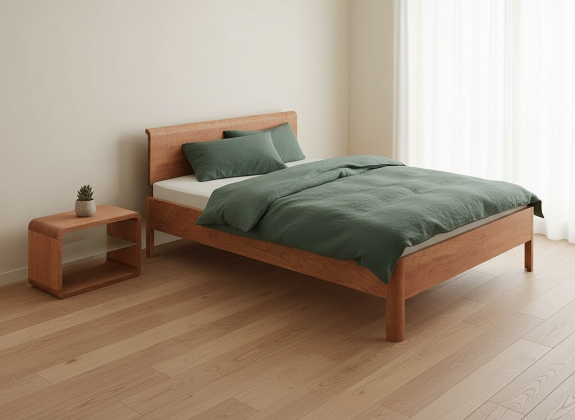 The Zen Curve Platform Bed