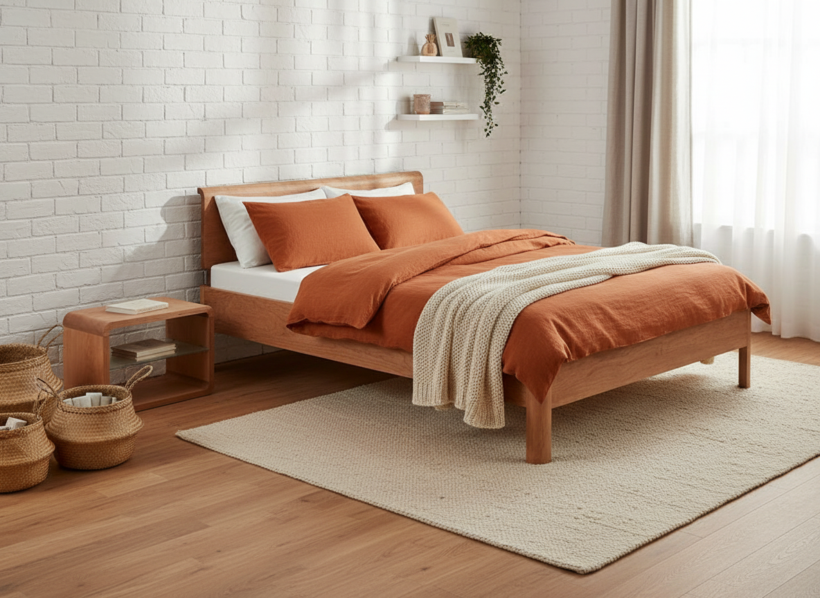 The Zen Curve Platform Bed
