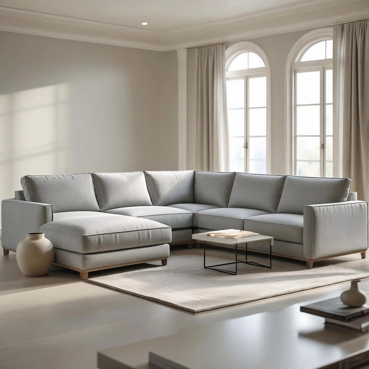 Modular Sectional Sofa – Handcrafted Comfort for Modern Living