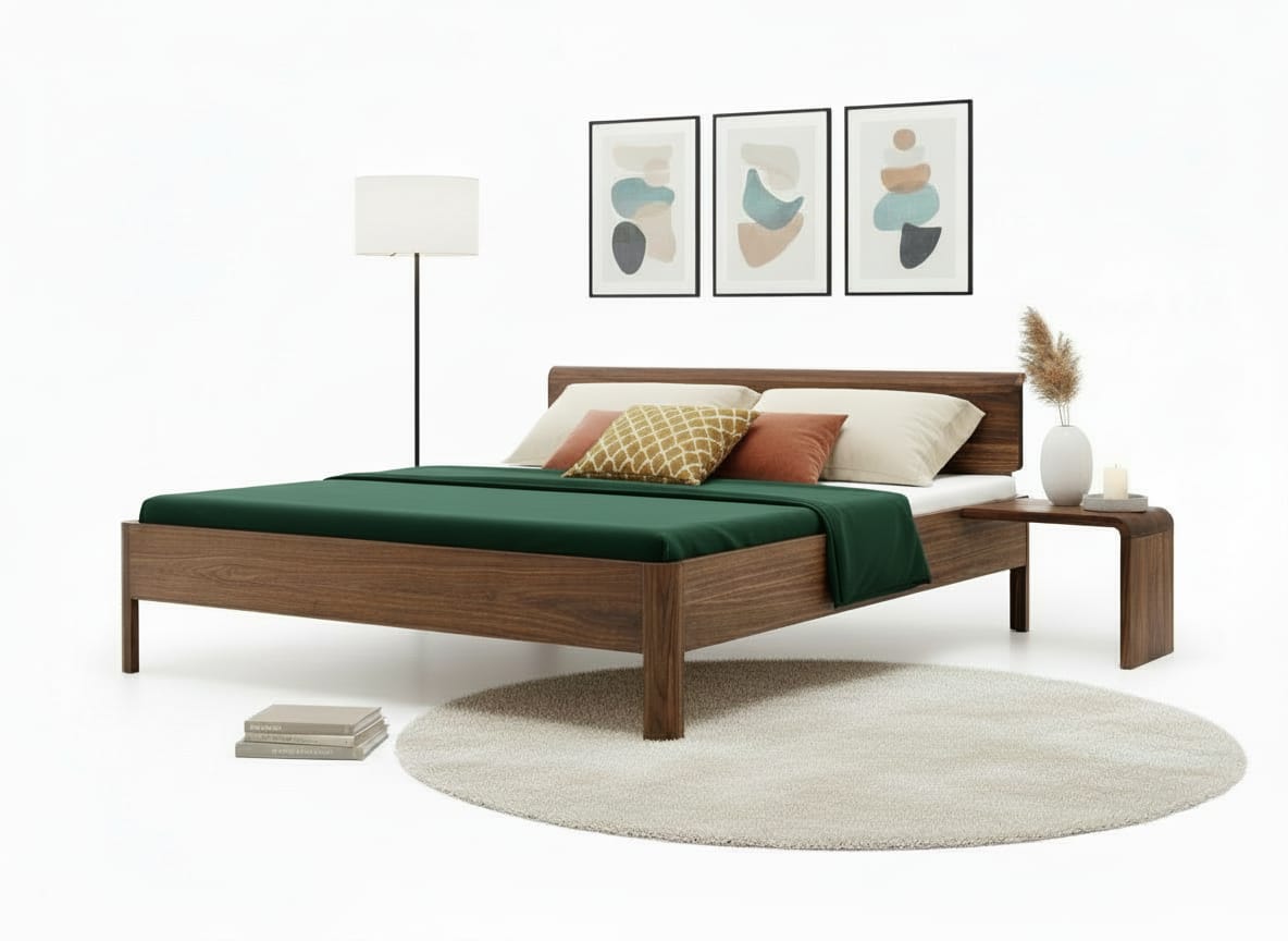 The Zen Curve Platform Bed