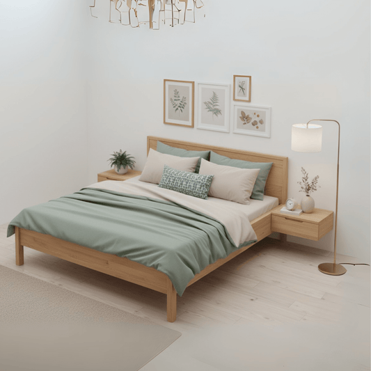 The Scandi-Zen Solid Oak Platform Bed: How to Create a Minimalist, Relaxing Bedroom