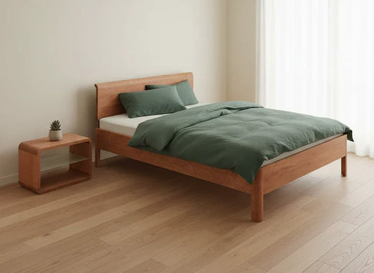 The Zen Curve: Why Seamless Wood Design is the Future of Minimalist Beds
