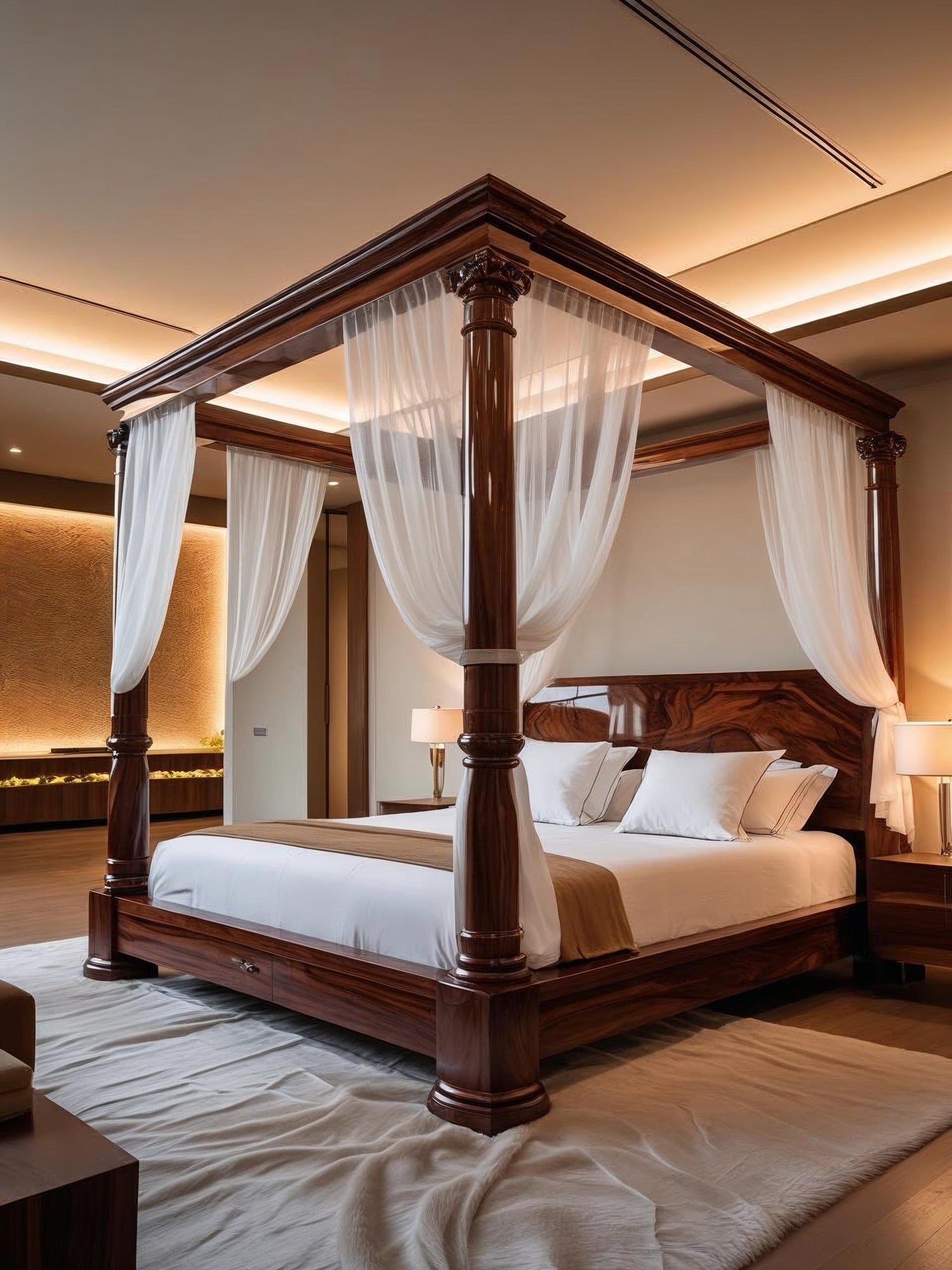 Wooden Canopy Beds | Luxury 4-Poster Beds – AR4HandsFurniture