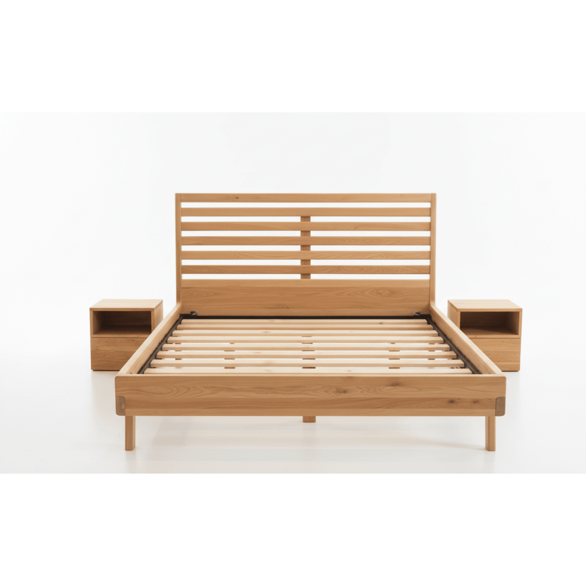 AR4HandsFurniture SEHRA King Size Solid Ash Slatted Bed Price in Pakistan