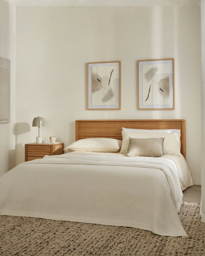 Full perspective of Mehraab Arisha Bed in modern home interior