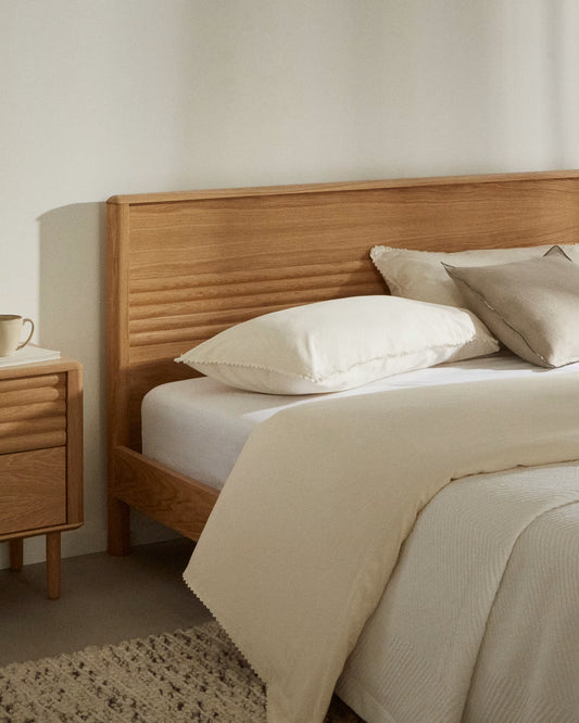 Full perspective of Mehraab Arisha Bed in modern home interior