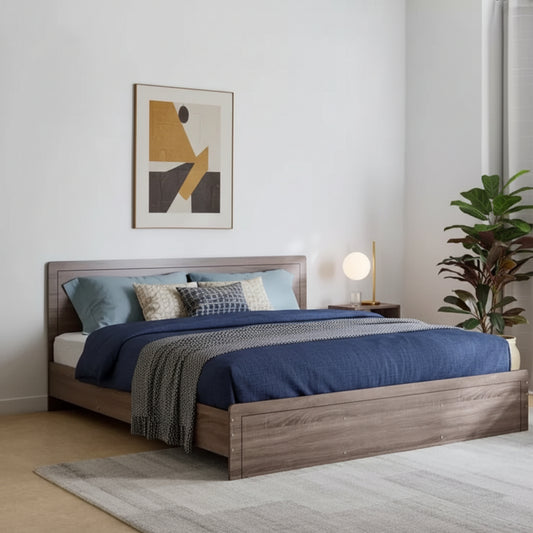 Durable engineered wood furniture bed headboard design