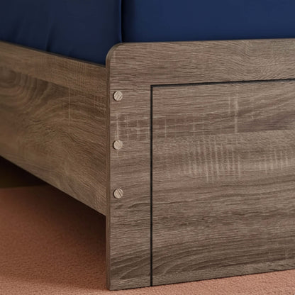 Serene Engineered Wood Bed frame with Foil Veneer finish