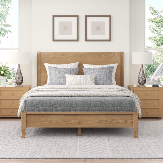 "Bona Solid Wood Bed – Handmade Wooden Bed by AR4HandsFurniture in Pakistan"
