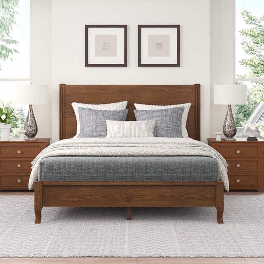 "Bona Solid Wood Bed – Handmade Wooden Bed by AR4HandsFurniture in Pakistan"