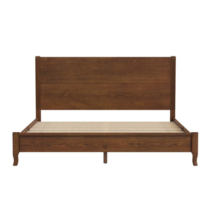 Bona Solid Wood Bed – Timeless Elegance for Your Bedroom