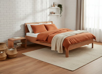 The Zen Curve Platform Bed